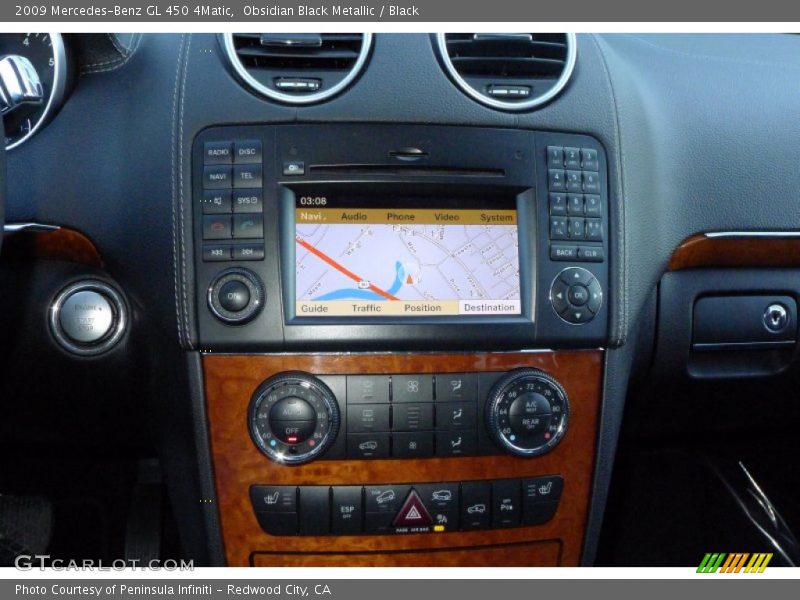 Obsidian Black Metallic / Black 2009 Mercedes-Benz GL 450 4Matic