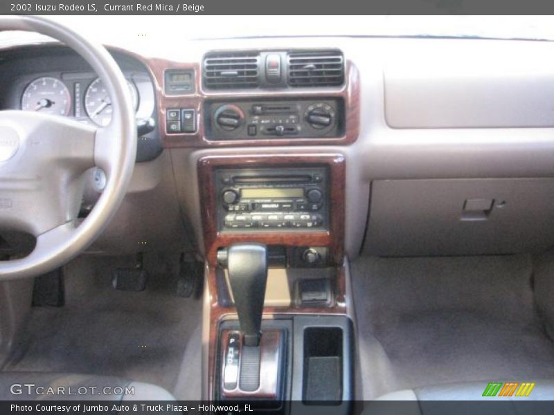 Currant Red Mica / Beige 2002 Isuzu Rodeo LS