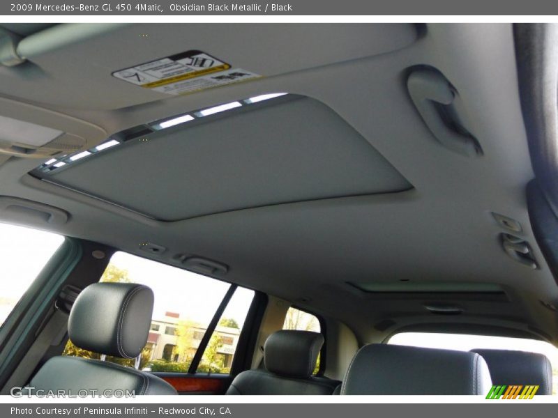 Obsidian Black Metallic / Black 2009 Mercedes-Benz GL 450 4Matic