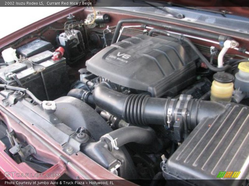 Currant Red Mica / Beige 2002 Isuzu Rodeo LS