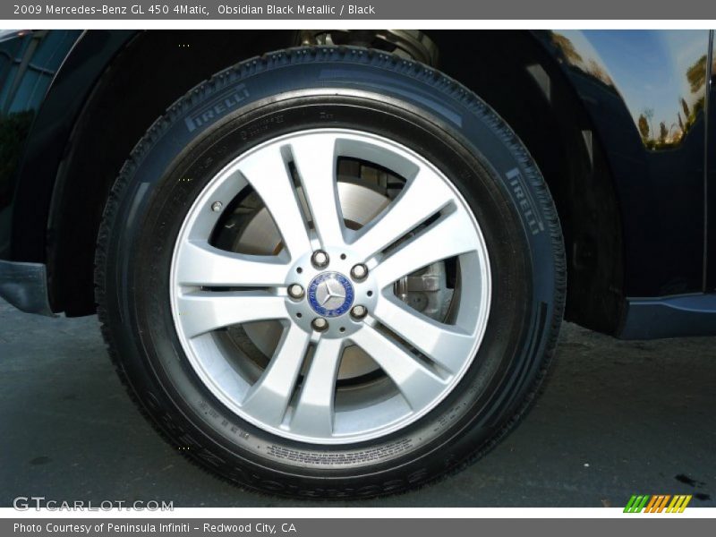 Obsidian Black Metallic / Black 2009 Mercedes-Benz GL 450 4Matic