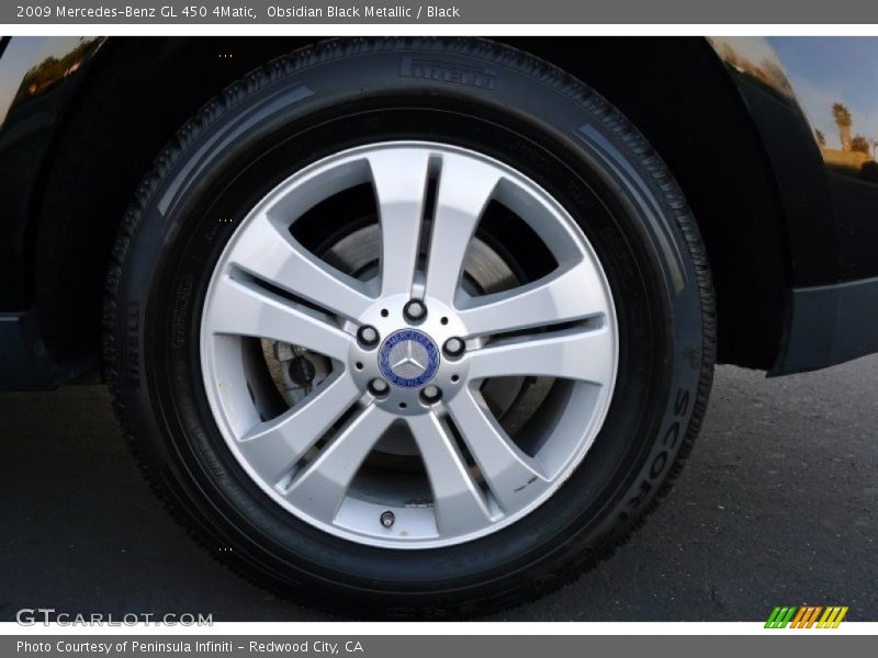 Obsidian Black Metallic / Black 2009 Mercedes-Benz GL 450 4Matic