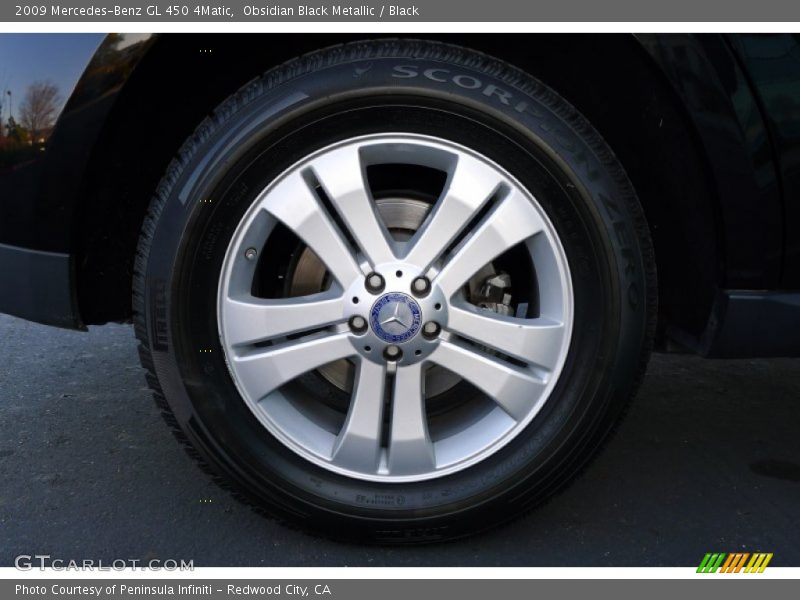 Obsidian Black Metallic / Black 2009 Mercedes-Benz GL 450 4Matic