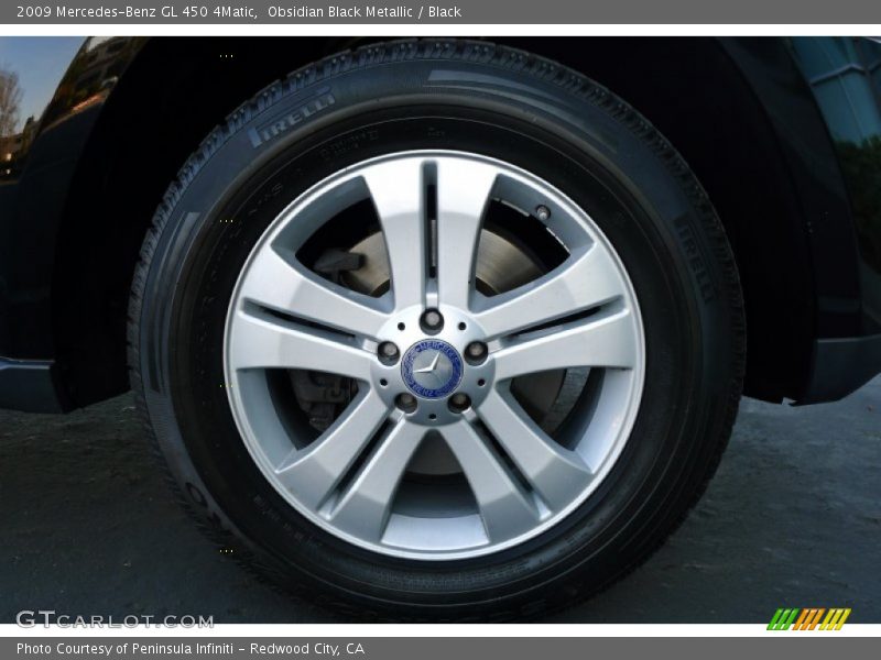 Obsidian Black Metallic / Black 2009 Mercedes-Benz GL 450 4Matic