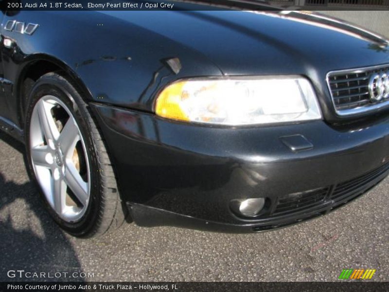 Ebony Pearl Effect / Opal Grey 2001 Audi A4 1.8T Sedan