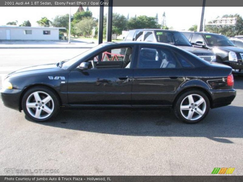 Ebony Pearl Effect / Opal Grey 2001 Audi A4 1.8T Sedan