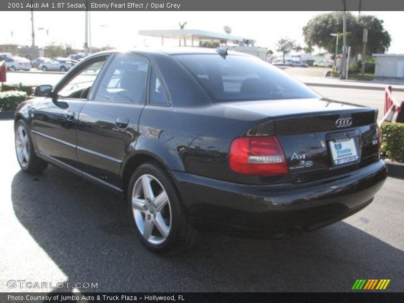 Ebony Pearl Effect / Opal Grey 2001 Audi A4 1.8T Sedan