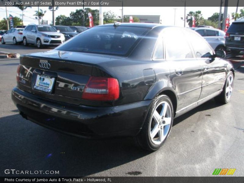 Ebony Pearl Effect / Opal Grey 2001 Audi A4 1.8T Sedan