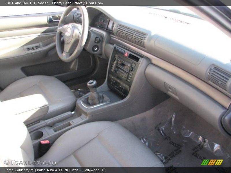 Ebony Pearl Effect / Opal Grey 2001 Audi A4 1.8T Sedan