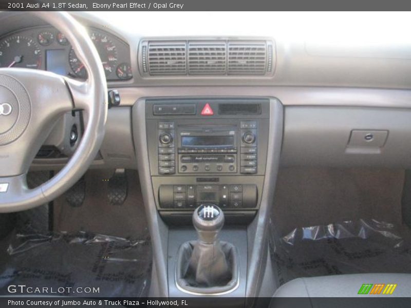 Ebony Pearl Effect / Opal Grey 2001 Audi A4 1.8T Sedan