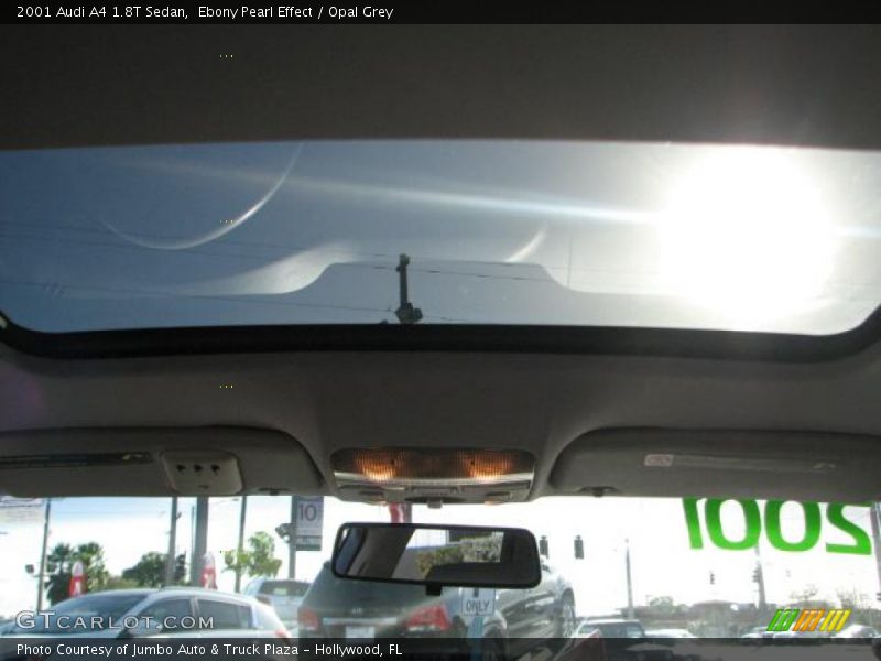 Ebony Pearl Effect / Opal Grey 2001 Audi A4 1.8T Sedan