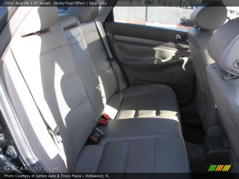 Ebony Pearl Effect / Opal Grey 2001 Audi A4 1.8T Sedan