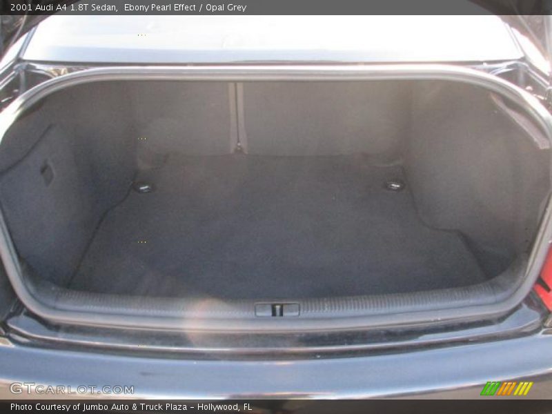 Ebony Pearl Effect / Opal Grey 2001 Audi A4 1.8T Sedan