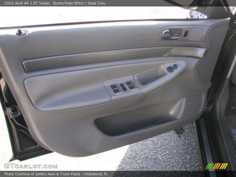 Ebony Pearl Effect / Opal Grey 2001 Audi A4 1.8T Sedan