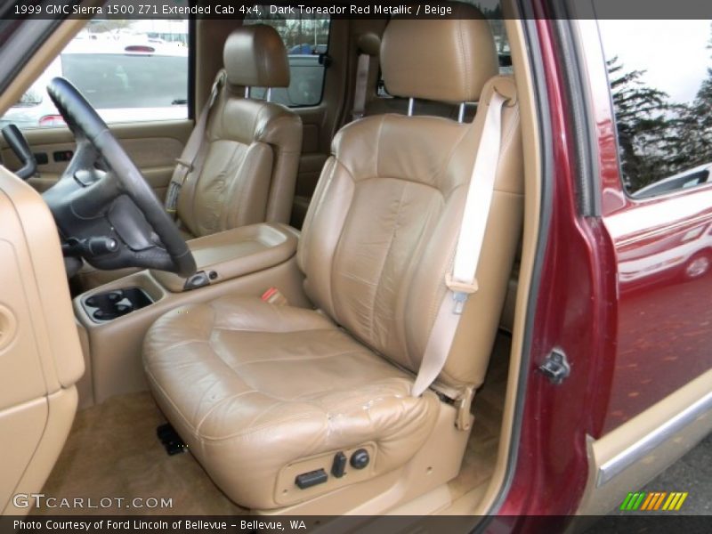  1999 Sierra 1500 Z71 Extended Cab 4x4 Beige Interior
