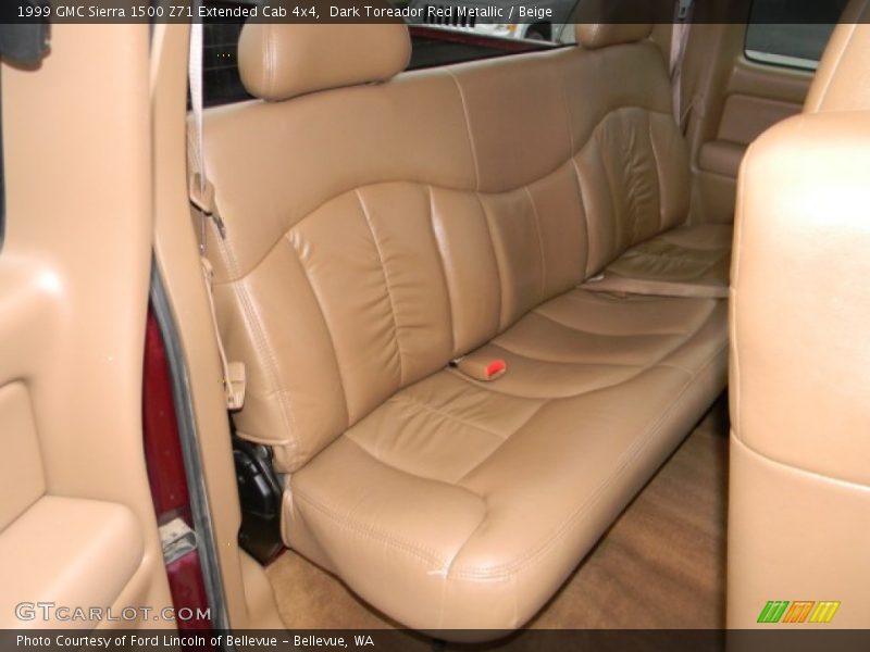 Dark Toreador Red Metallic / Beige 1999 GMC Sierra 1500 Z71 Extended Cab 4x4