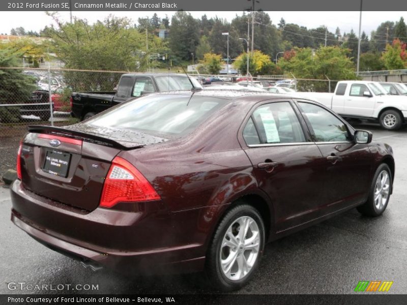 Cinnamon Metallic / Charcoal Black 2012 Ford Fusion SE