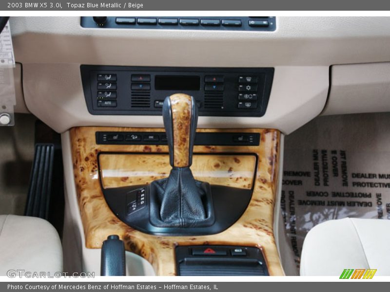 Topaz Blue Metallic / Beige 2003 BMW X5 3.0i