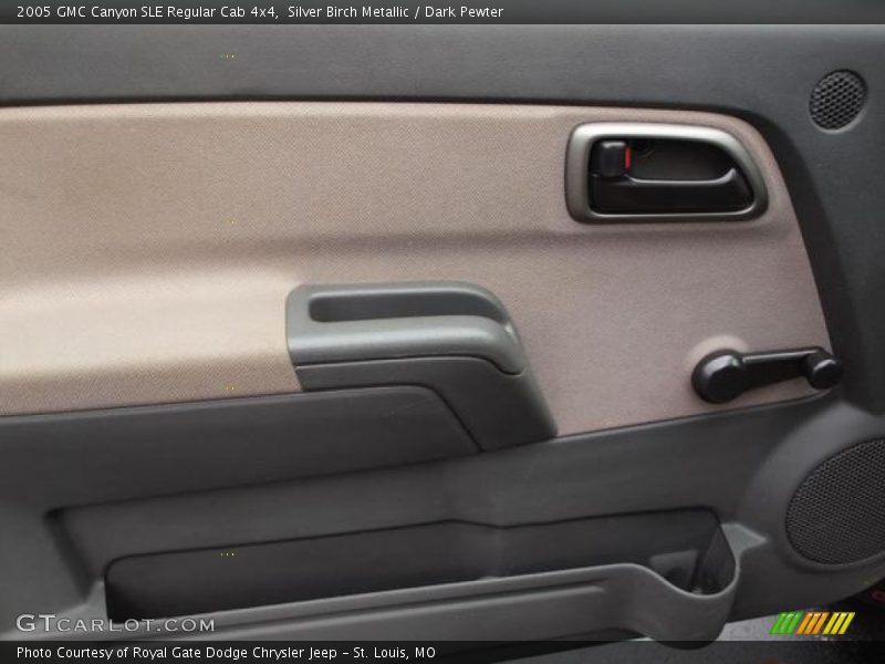 Silver Birch Metallic / Dark Pewter 2005 GMC Canyon SLE Regular Cab 4x4