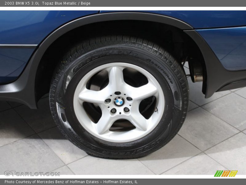 Topaz Blue Metallic / Beige 2003 BMW X5 3.0i