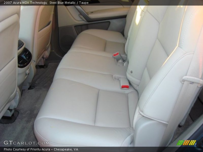 Steel Blue Metallic / Taupe 2007 Acura MDX Technology