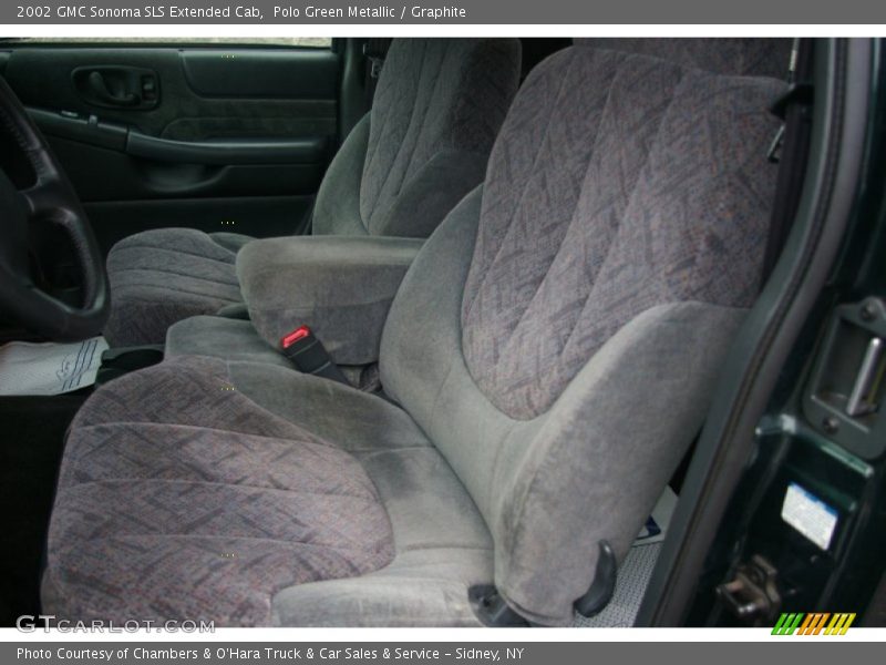 Polo Green Metallic / Graphite 2002 GMC Sonoma SLS Extended Cab