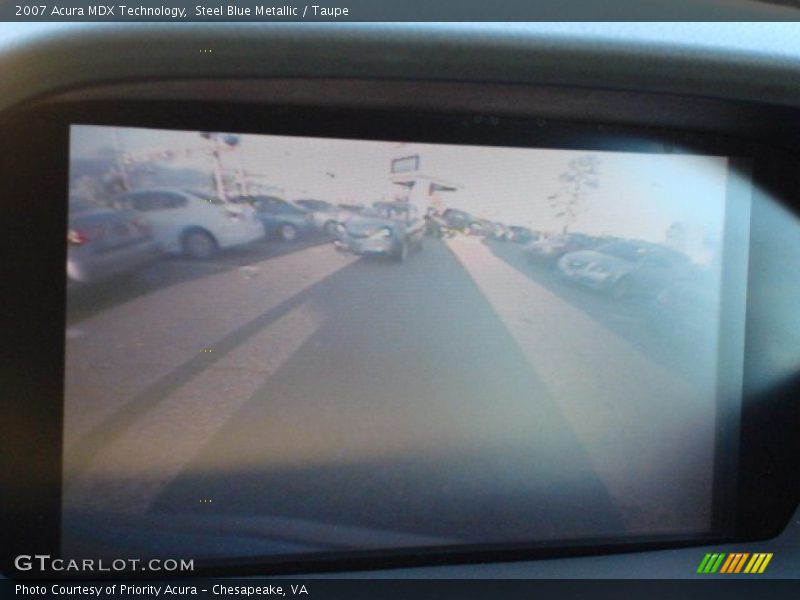 Steel Blue Metallic / Taupe 2007 Acura MDX Technology