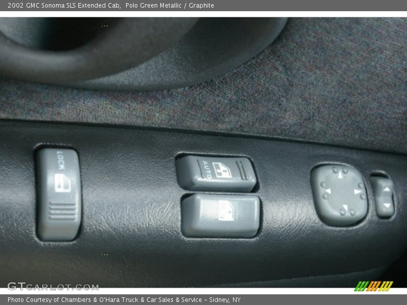 Polo Green Metallic / Graphite 2002 GMC Sonoma SLS Extended Cab