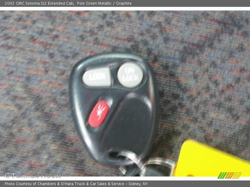 Polo Green Metallic / Graphite 2002 GMC Sonoma SLS Extended Cab