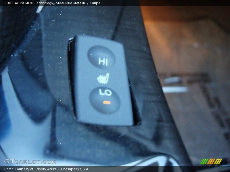 Steel Blue Metallic / Taupe 2007 Acura MDX Technology