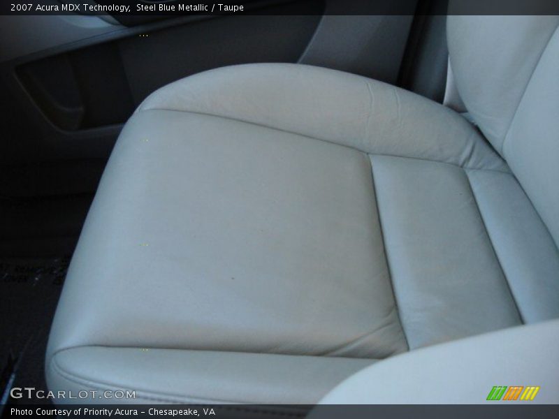 Steel Blue Metallic / Taupe 2007 Acura MDX Technology