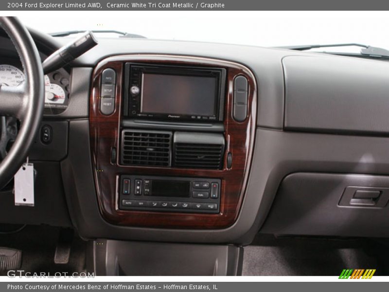 Ceramic White Tri Coat Metallic / Graphite 2004 Ford Explorer Limited AWD