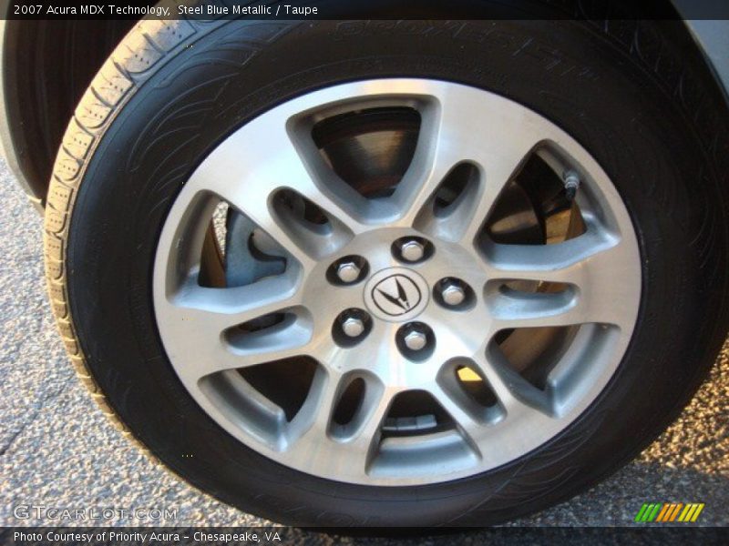 Steel Blue Metallic / Taupe 2007 Acura MDX Technology