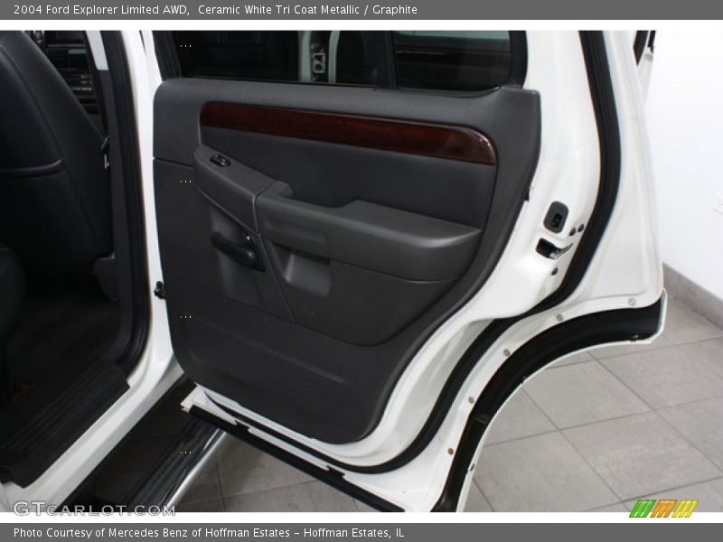 Ceramic White Tri Coat Metallic / Graphite 2004 Ford Explorer Limited AWD