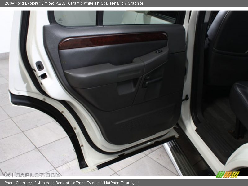 Ceramic White Tri Coat Metallic / Graphite 2004 Ford Explorer Limited AWD