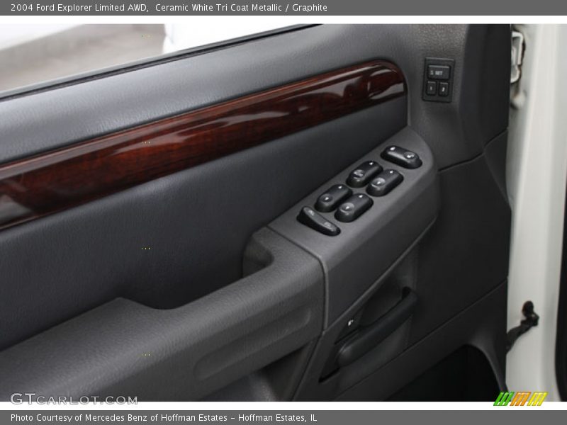 Ceramic White Tri Coat Metallic / Graphite 2004 Ford Explorer Limited AWD