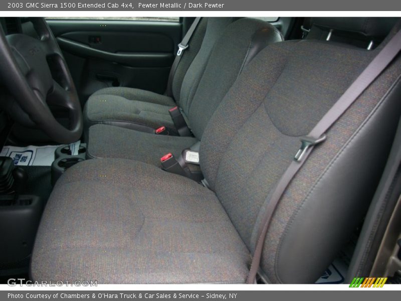 Pewter Metallic / Dark Pewter 2003 GMC Sierra 1500 Extended Cab 4x4