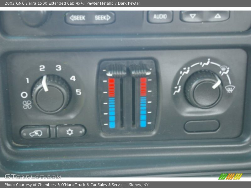 Pewter Metallic / Dark Pewter 2003 GMC Sierra 1500 Extended Cab 4x4