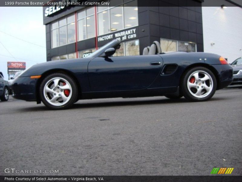 Ocean Blue Metallic / Graphite Grey 1999 Porsche Boxster