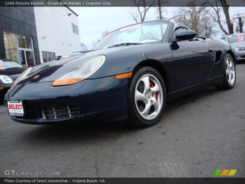 Ocean Blue Metallic / Graphite Grey 1999 Porsche Boxster