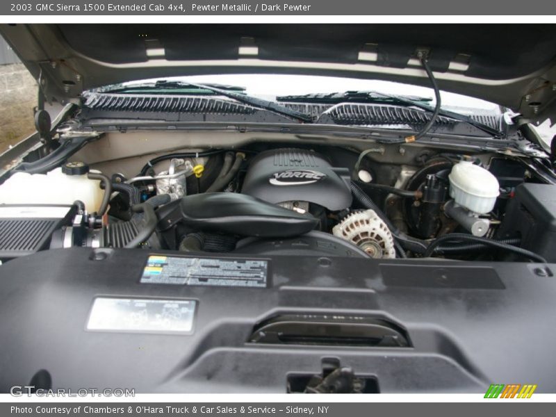 Pewter Metallic / Dark Pewter 2003 GMC Sierra 1500 Extended Cab 4x4