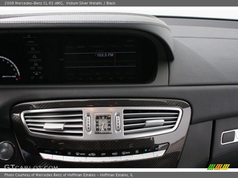 Iridium Silver Metallic / Black 2008 Mercedes-Benz CL 63 AMG