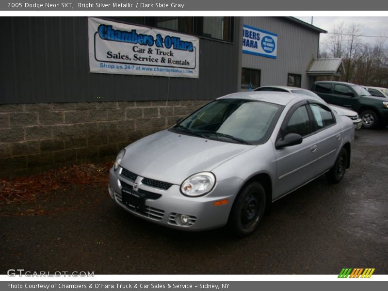 Bright Silver Metallic / Dark Slate Gray 2005 Dodge Neon SXT