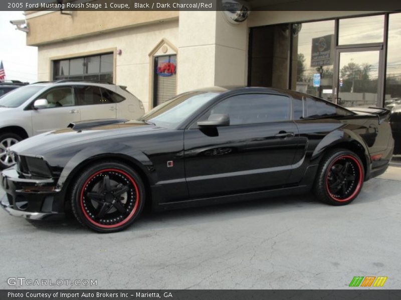 Black / Dark Charcoal/Red 2005 Ford Mustang Roush Stage 1 Coupe