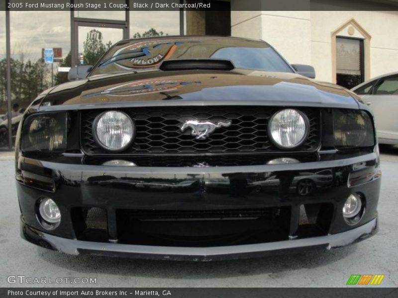 Black / Dark Charcoal/Red 2005 Ford Mustang Roush Stage 1 Coupe