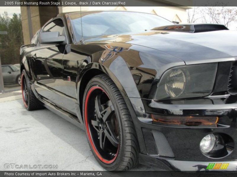 Black / Dark Charcoal/Red 2005 Ford Mustang Roush Stage 1 Coupe