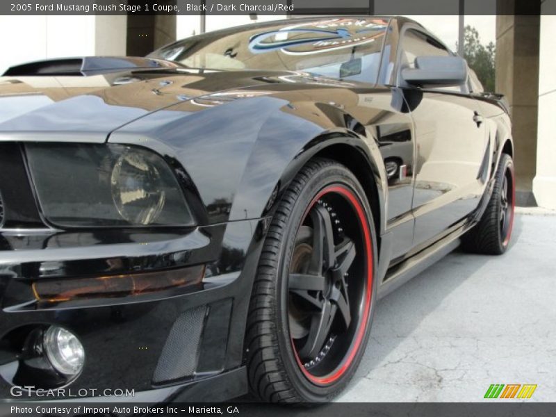Black / Dark Charcoal/Red 2005 Ford Mustang Roush Stage 1 Coupe