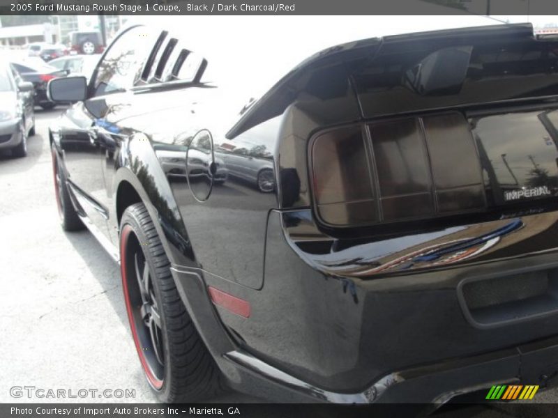 Black / Dark Charcoal/Red 2005 Ford Mustang Roush Stage 1 Coupe
