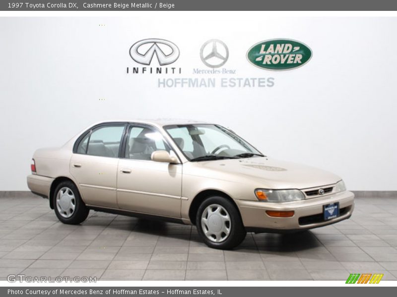 Cashmere Beige Metallic / Beige 1997 Toyota Corolla DX