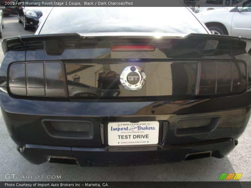 Black / Dark Charcoal/Red 2005 Ford Mustang Roush Stage 1 Coupe